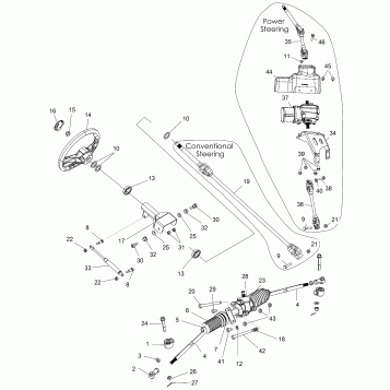 STEERING, STEERING ASM. - Z17VHA57A2/E57AU (701273)