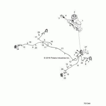 BRAKES, BRAKE LINES and MASTER CYLINDER - Z17VJE57AR (701344)