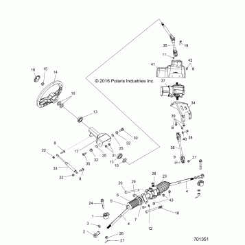 STEERING, STEERING ASM. - Z17VJE57AR (701351)