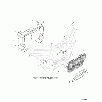BODY, FRONT BUMPER - Z17VFE92AK/AM/AB (701383)