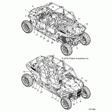 BODY, DECALS - Z17VFE92AK/AM/AB (701394)