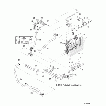 ENGINE, COOLING SYSTEM - Z17VFE92AK/AM/AB (701499)