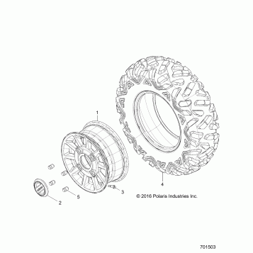 WHEELS, FRONT - Z17VFE92AK/AM/AB (701503)