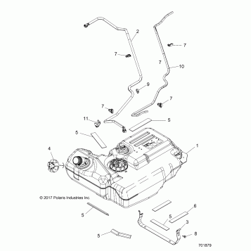 BODY, FUEL TANK - Z18VBE99BW (701879)