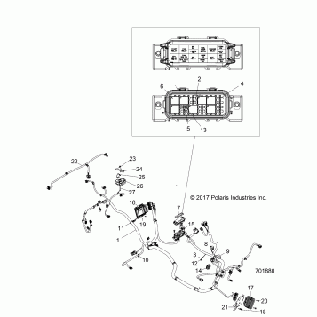 ELECTRICAL, WIRE HARNESS - Z18VBE99BW (701880)