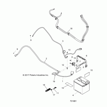 ELECTRICAL, BATTERY - Z18VBE99BW (701881)