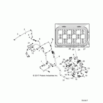 ELECTRICAL, WIRE HARNESS - Z18VDL92BK (701917)