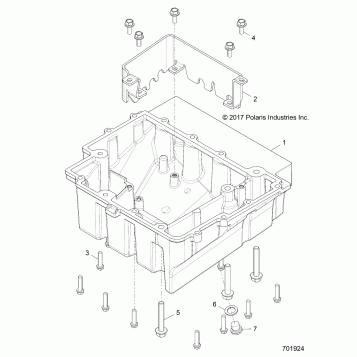 ENGINE, OIL PAN - Z19VEL92AK/BK/AR/BR/LR/AM/BM (701924)