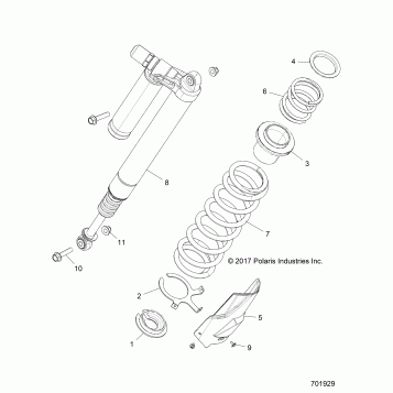 SUSPENSION, REAR SHOCK MOUNTING - Z19VFE92AC/BC/AD/BD/AM/BM/LAG/BG (701929)