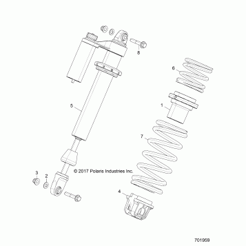 SUSPENSION, FRONT SHOCK MOUNTING - Z18VFE92BB/BM/BU (701959)