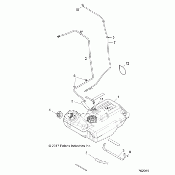BODY, FUEL TANK - Z18VDE99AK/AW/AJ/BK/BW/LW/K99AK/BK/M99AL/R99AL/BL (701177)