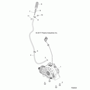 DRIVE TRAIN, FRONT GEARCASE MOUNTING - Z18VDR99AL/BL (702023)