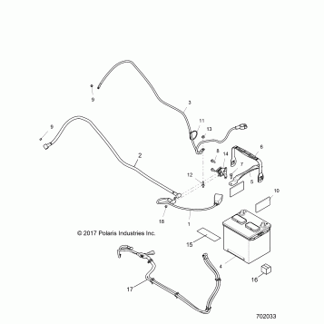 ELECTRICAL, BATTERY - Z18VFE99AK/AJ/AW/BK/BJ/BW/LW/K99AK/BK/M99AL (702033)