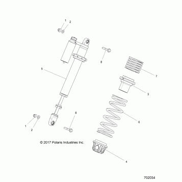 SUSPENSION, FRONT SHOCK MOUNTING - Z18VFE99AK/AJ/AW/BK/BJ/BW/LW/K99AK/BK/M99AL (702034)