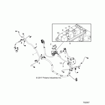 ELECTRICAL, WIRE HARNESS - Z19VBE87AG/AK/LG (702057)