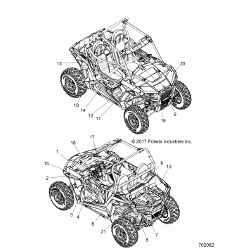 BODY, DECALS - Z18VBA87B2/E87BK/BU/LK/BR (702062)