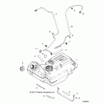 BODY, FUEL TANK - Z18VBA87B2/E87BK/BU/LK/BR (702063)