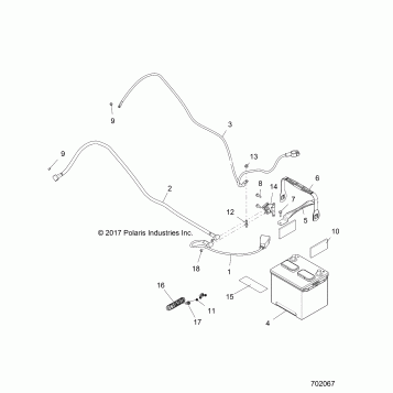 ELECTRICAL, BATTERY - Z19VBA87A2/E87AG/AK/LG (702067)