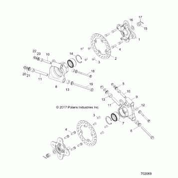 SUSPENSION, REAR CARRIER - Z19VBE99AM/BM/LM (702069)