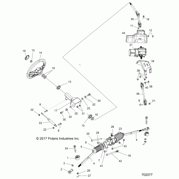 STEERING, STEERING ASM. - Z18VHE57BV (702077)