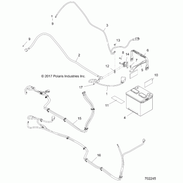 ELECTRICAL, BATTERY - Z18VFE92BB/BM/BS/BU/LBK (702245)