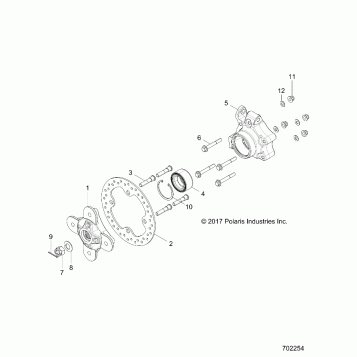 SUSPENSION, REAR CARRIER - Z20NAE99AC/AL/AN/BC/BL/BN/LL/K99AF/AK/BF/BK/M99AL/R99AZ/BZ (702254)
