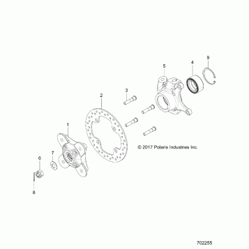 SUSPENSION, FRONT CARRIER- Z20NAE99AC/AL/AN/BC/BL/BN/LL/K99AF/AK/BF/BK/M99AL/R99AZ/BZ (702255)