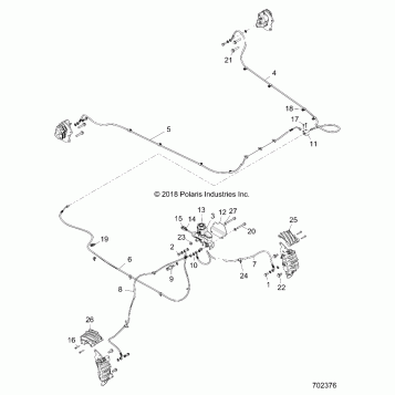 BRAKES, BRAKE LINES AND MASTER CYLINDER - Z18VEL92BK/BR/LK (702376)