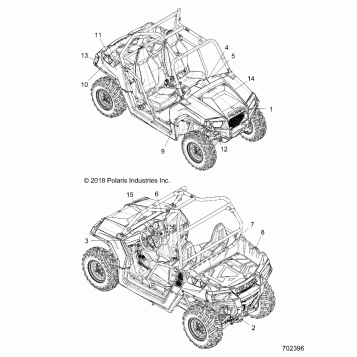 BODY, DECALS - Z19VHA57B2/E57BM (702396)