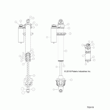 SUSPENSION, FRONT SHOCK INTERNALS H.LIFT - Z20NAM99AL (702419)