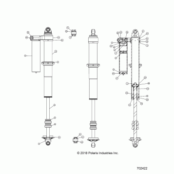 SUSPENSION, REAR SHOCK INTERNALS H.LIFT - Z20NAM99AL (702422)