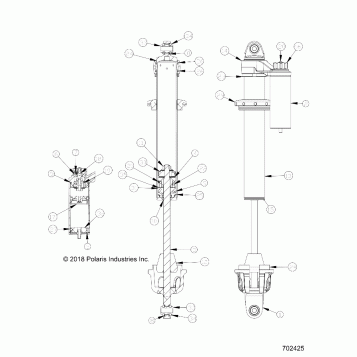 SUSPENSION, FRONT SHOCK INTERNALS - Z20N4M99AL (702425)