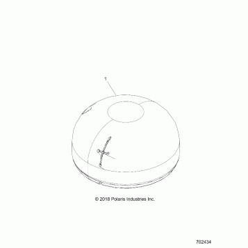 BODY, FUEL PFA COVER - Z17VHA57A2/E57AU (702434)