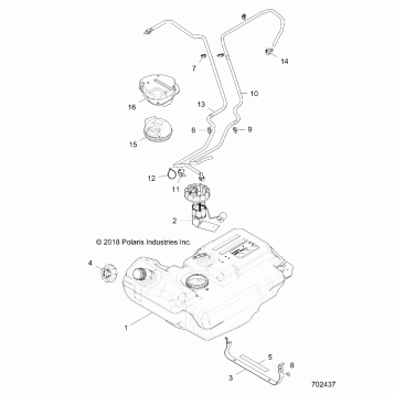 BODY, FUEL TANK - Z19VAA87A2/E87AK/AR/AA (702437)