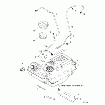BODY, FUEL TANK - Z19VBA87A2/E87AG/AK/LG (702441)