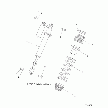 SUSPENSION, FRONT SHOCK MOUNTING - Z20N4E99AC/AL/AN/BC/BL/BN/M99AL/K99AF/AK/BF/BK (702472)