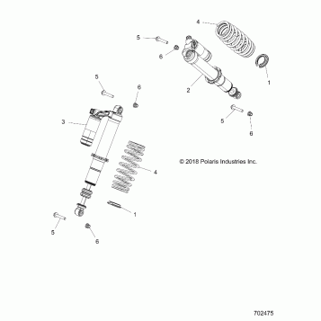 SUSPENSION, FRONT SHOCK MOUNTING - Z19VBE99AM/BM/LM (702475)