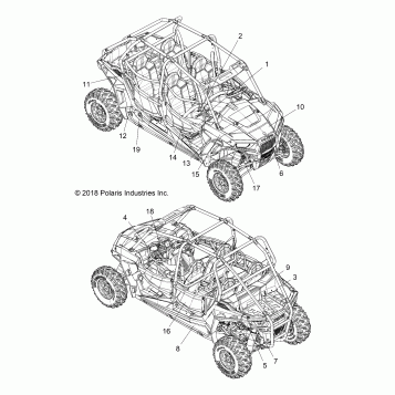 BODY, DECALS - Z19VCE99AM (702476)