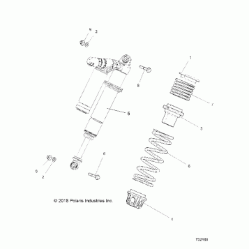 SUSPENSION, FRONT SHOCK MOUNTING - Z19VFE92AC/BC/AD/BD/AM/BM/LAG/BG (702489)