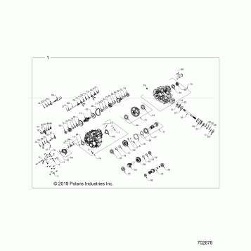 DRIVE TRAIN, MAIN GEARCASE INTERNALS - Z23ASA87A2(702678)