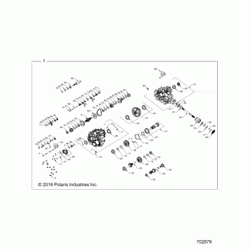 DRIVE TRAIN, MAIN GEARCASE INTERNALS - Z20N4E99AC/AL/AN/BC/BL/BN/K99AF/AK/BF/BK (702679)
