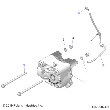 DRIVE TRAIN, FRONT GEARCASE MOUNTING - Z20RAB92LR/D92LC/E92LT (C0702874-1)
