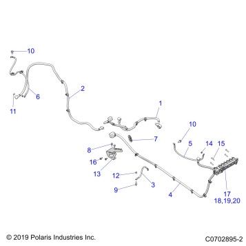 ELECTRICAL, CABLES - Z20RAB92LR/D92LC/E92LT (C0702895-2)