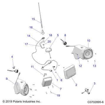 ELECTRICAL, OPTION, AUDIO - Z20RAD92LC (C0702895-6)