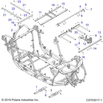 CHASSIS, MAIN FRAME - Z21R4C92AL/AX/BL/BX (C0703017-1)