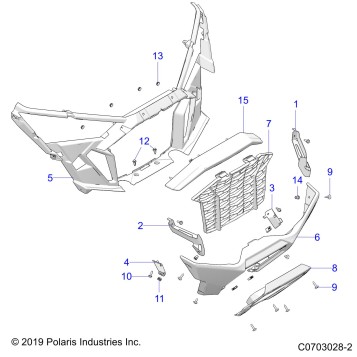 BODY, FRONT BUMPER - Z23R4E92A/92B (C0703028-2)