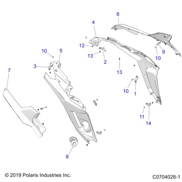 BODY, REAR FENDERS - Z23RAB92A/92B (C0704028-1)