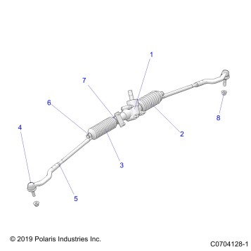 STEERING, RACK AND PINION- Z20NAE92AL/AR/BL/BR/F92AL/AR (C0704128-1)