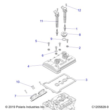 ENGINE, THROTTLE BODY AND VALVE COVER - Z20RAB92LR/D92LC/E92LT (C1205828-9)