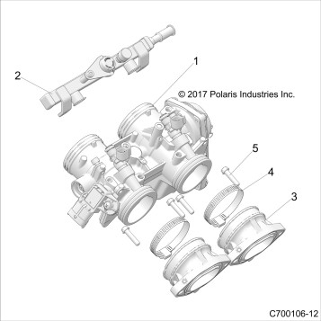 ENGINE, THROTTLE BODY - Z19VGE99AK/AW/BK/BW (C700106-12)
